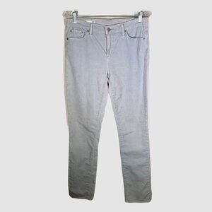 GAP Real Straight Corduroy Pants Size 29 Gray 31 Inseam